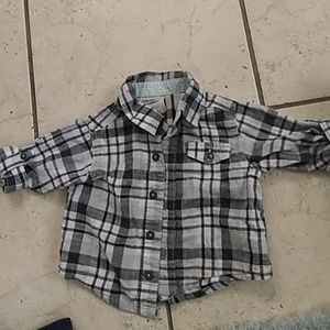 Boys long sleeve button up shirt